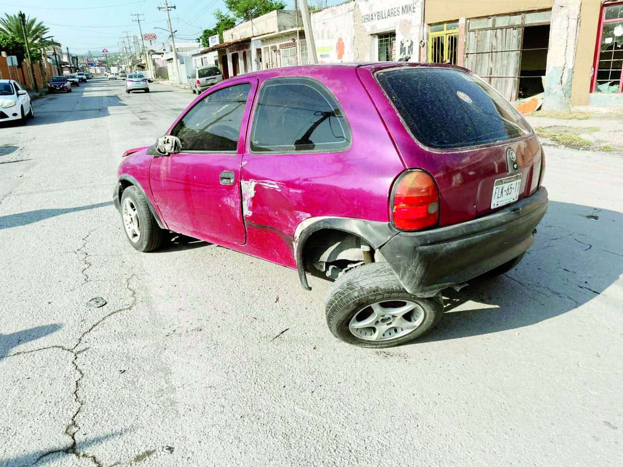 Destroza ´chiquito´ en choque en Monclova