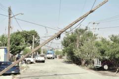 Dejó tormenta sin luz a más de 400 familias