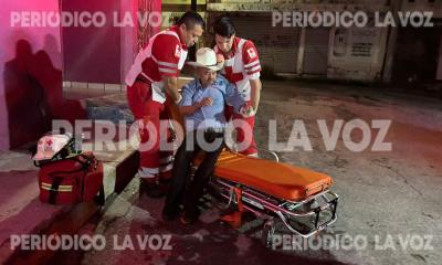 Azota abuelito al salir de cantina en Monclova