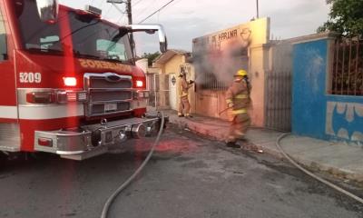 Se quema tortilleria en Frontera