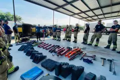 Bomberos de Acuña reciben certificación internacional en rescate pesado
