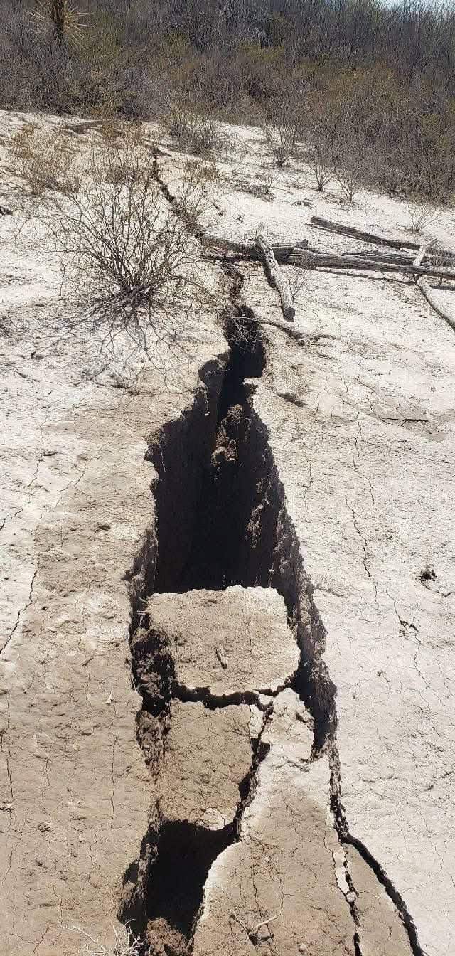 Se abre la tierra en Ocampo tras sismo de magnitud 4.6