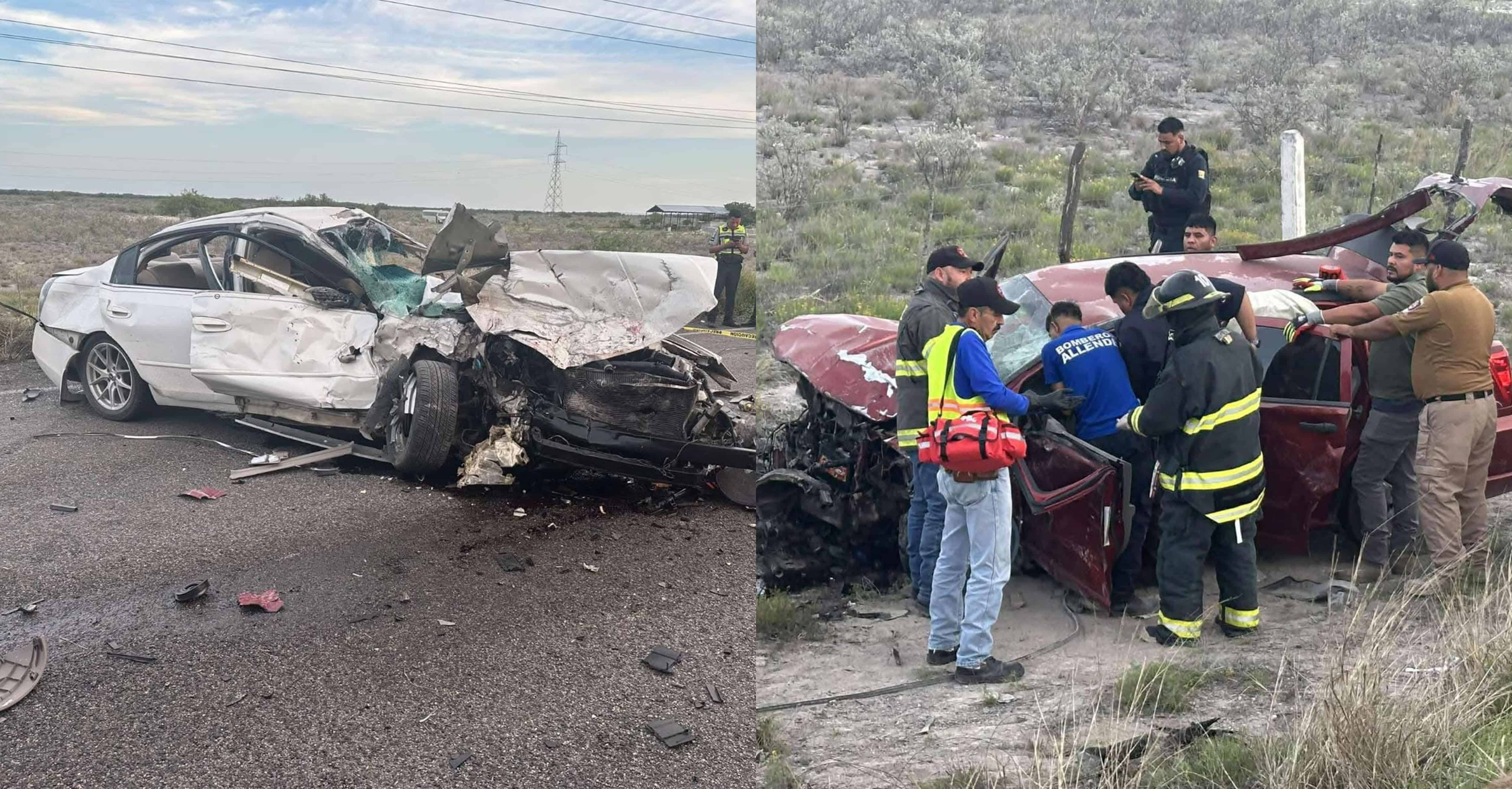 Tragedia en la Carretera 57: Un Muerto y un Prensado en Fuerte Accidente