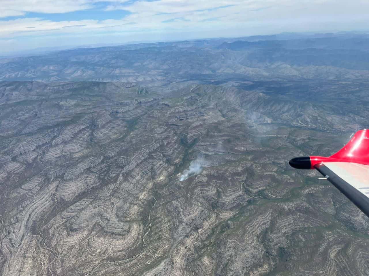 Reportan incendio en rancho "El Porvenir"; suman 8 siniestros en la Sierra de Múzquiz