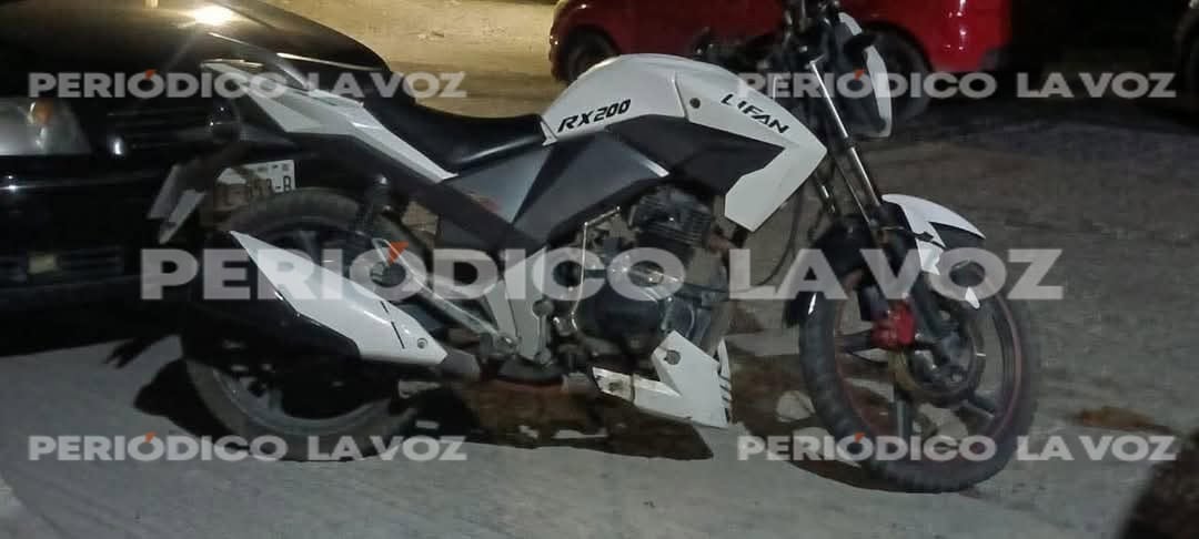 Delincuentes roban motocicleta en la colonia Guerrero durante la madrugada
