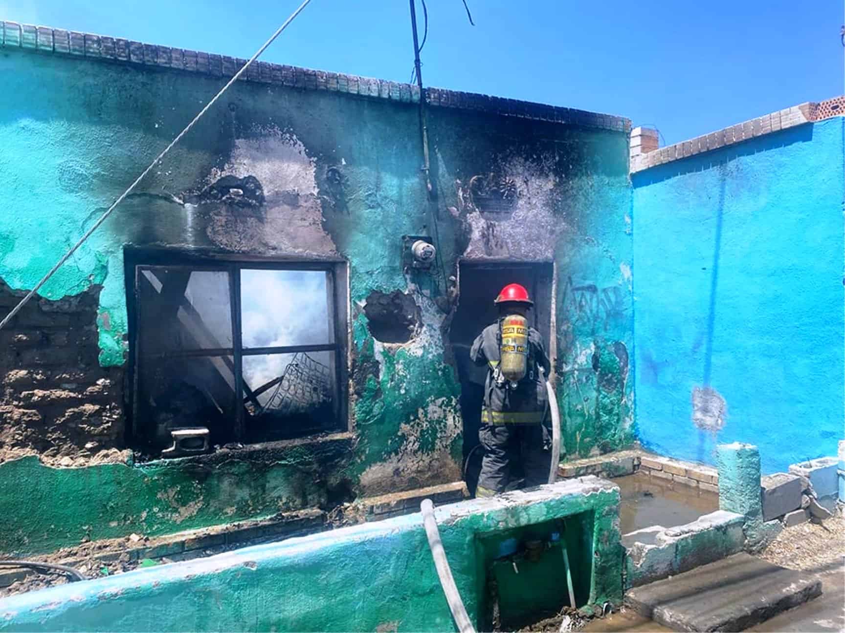 Acusa a sobrino de incendiar vivienda