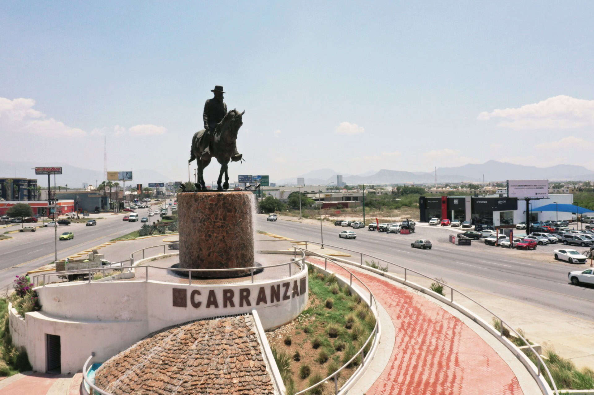 Reactiva Municipio fuente de la Glorieta a V. Carranza