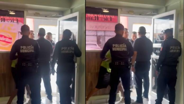 Policías entran a oficina de notario en PN; municipio niega allanamiento pese a video