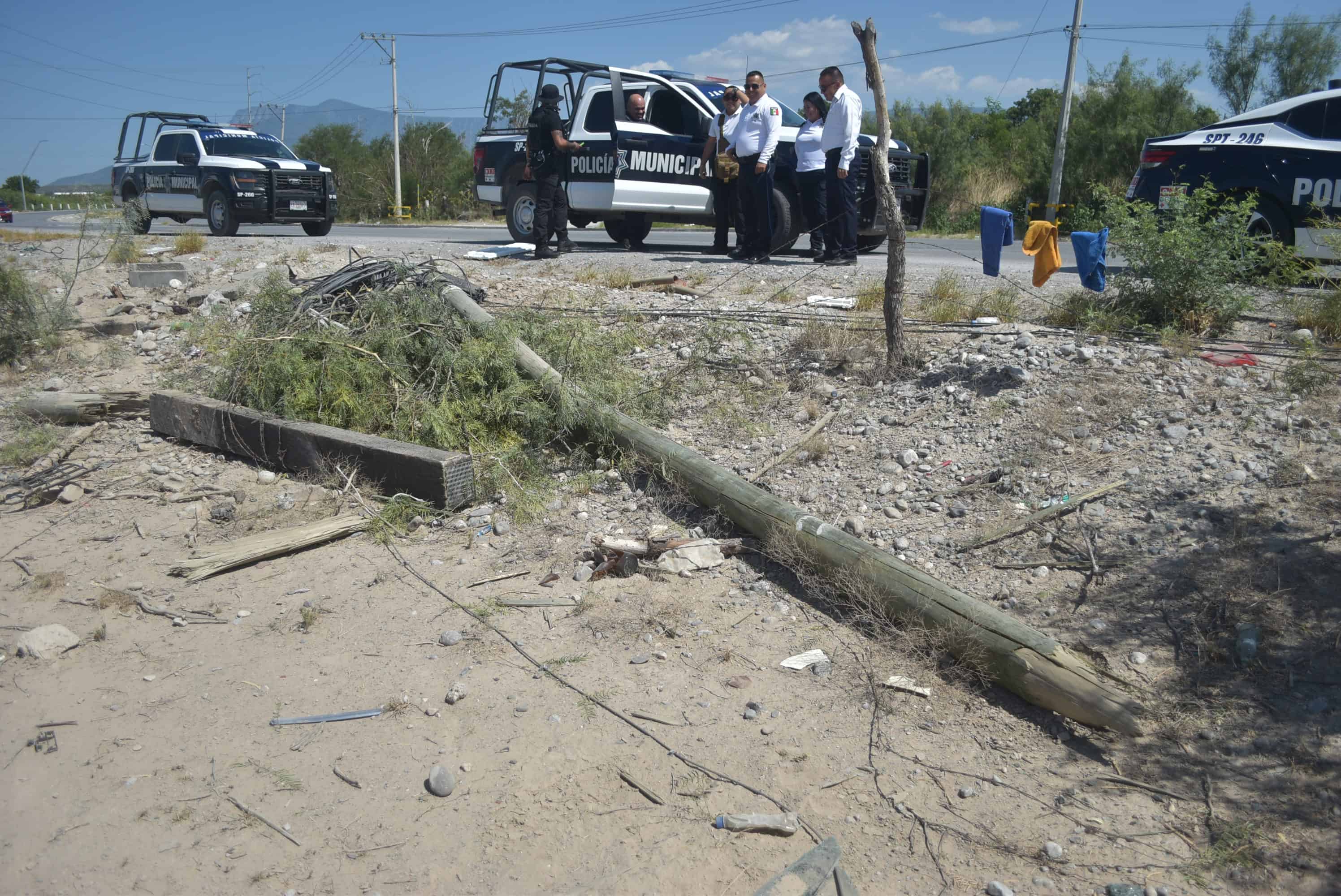 Vuelca ebrio en la Av. Montessori