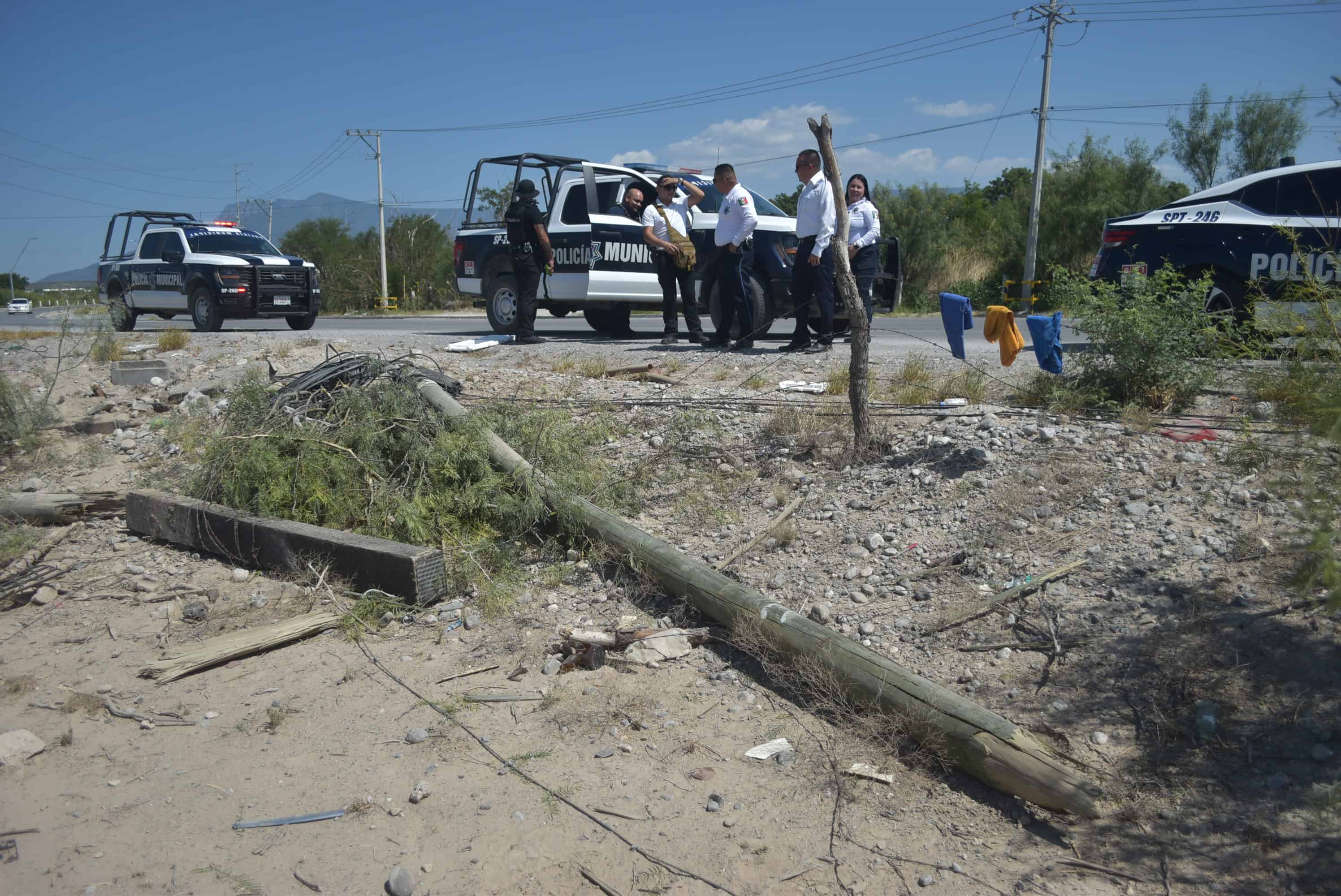 Vuelca ebrio en la Av. Montessori