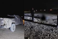 Hombre muere tras volcadura en la carretera San Carlos–Ciudad Acuña
