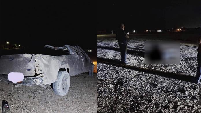 Hombre muere tras volcadura en la carretera San Carlos–Ciudad Acuña