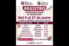 Inicia registro para Pensiones del Bienestar en Monclova; será del 9 al 21 de junio