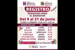 Inicia registro para Pensiones del Bienestar en Monclova; será del 9 al 21 de junio