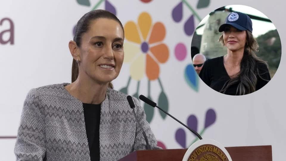 Sheinbaum responde a Noem: "Es absolutamente falso" que haya alentado protestas en EU