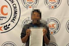 Captura AIC a “El Texano” tras intento de feminicidio en Palaú