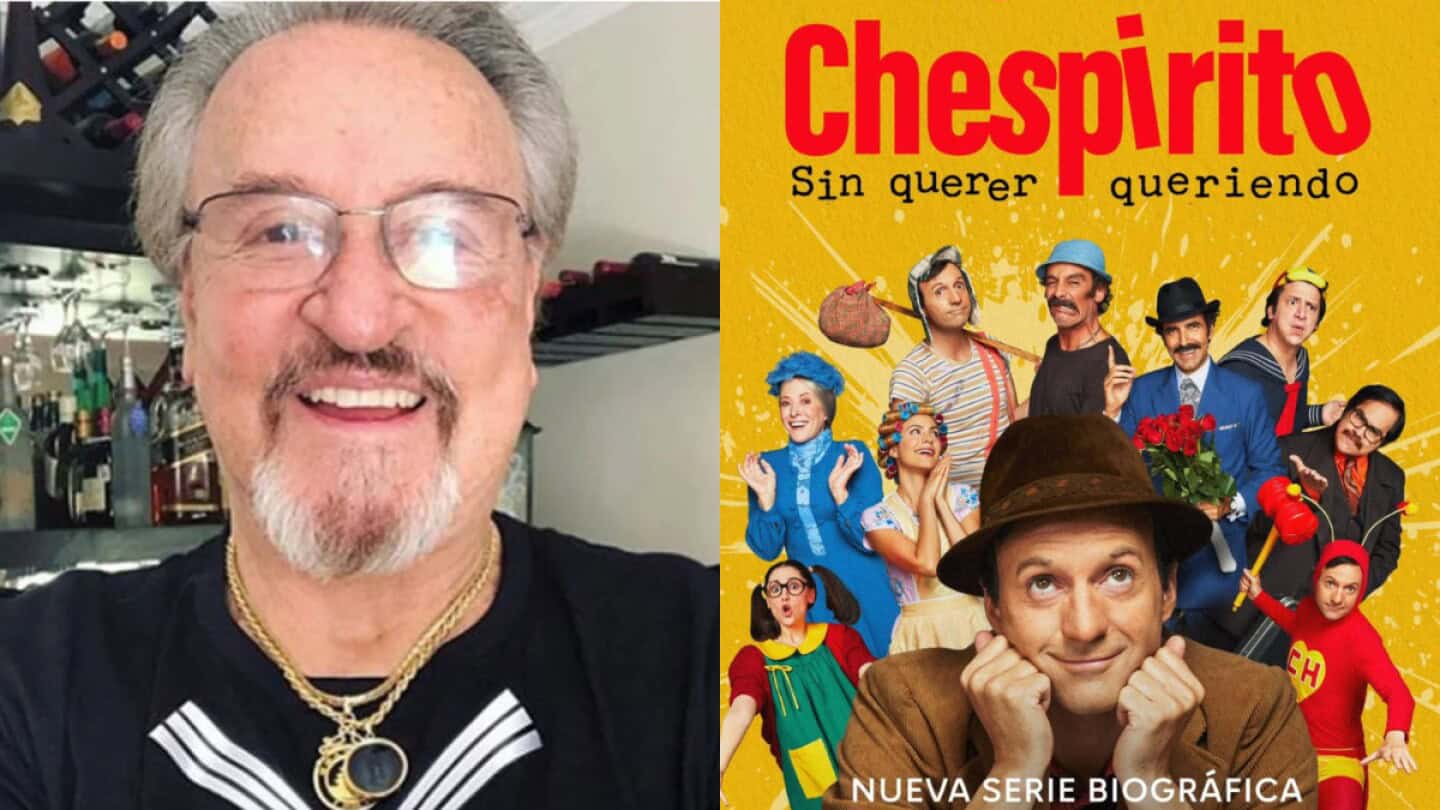 Carlos Villagrán critica serie de Chespirito y descarta acción legal