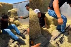 Descubren a migrantes ocultos entre pacas de heno en Brackettville