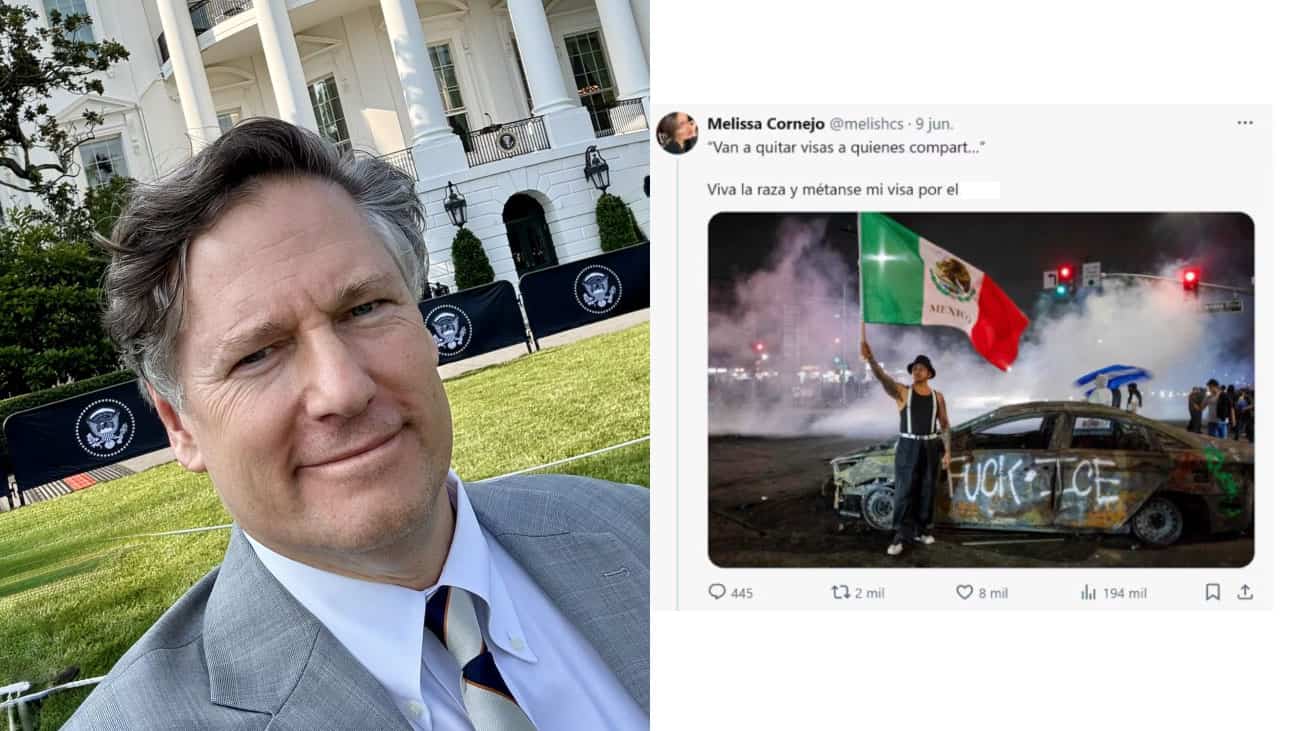 Ni visa tienes: Landau expone a mujer que apoyaba las protestas en redes