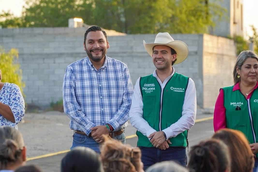Entrega alcalde pavimentación en la 23 de Abril y arranca nuevas obras en Monclova