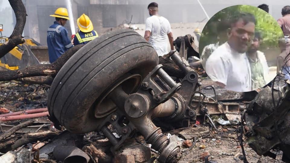 Británico sobrevive al accidente del vuelo AI171 en India
