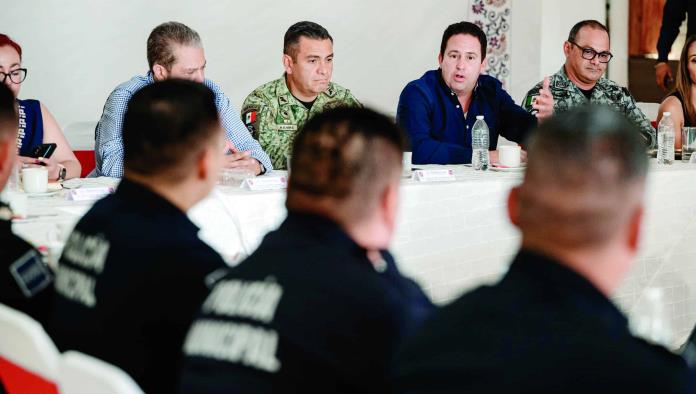 Reitera Javier Díaz que seguridad es prioridad 