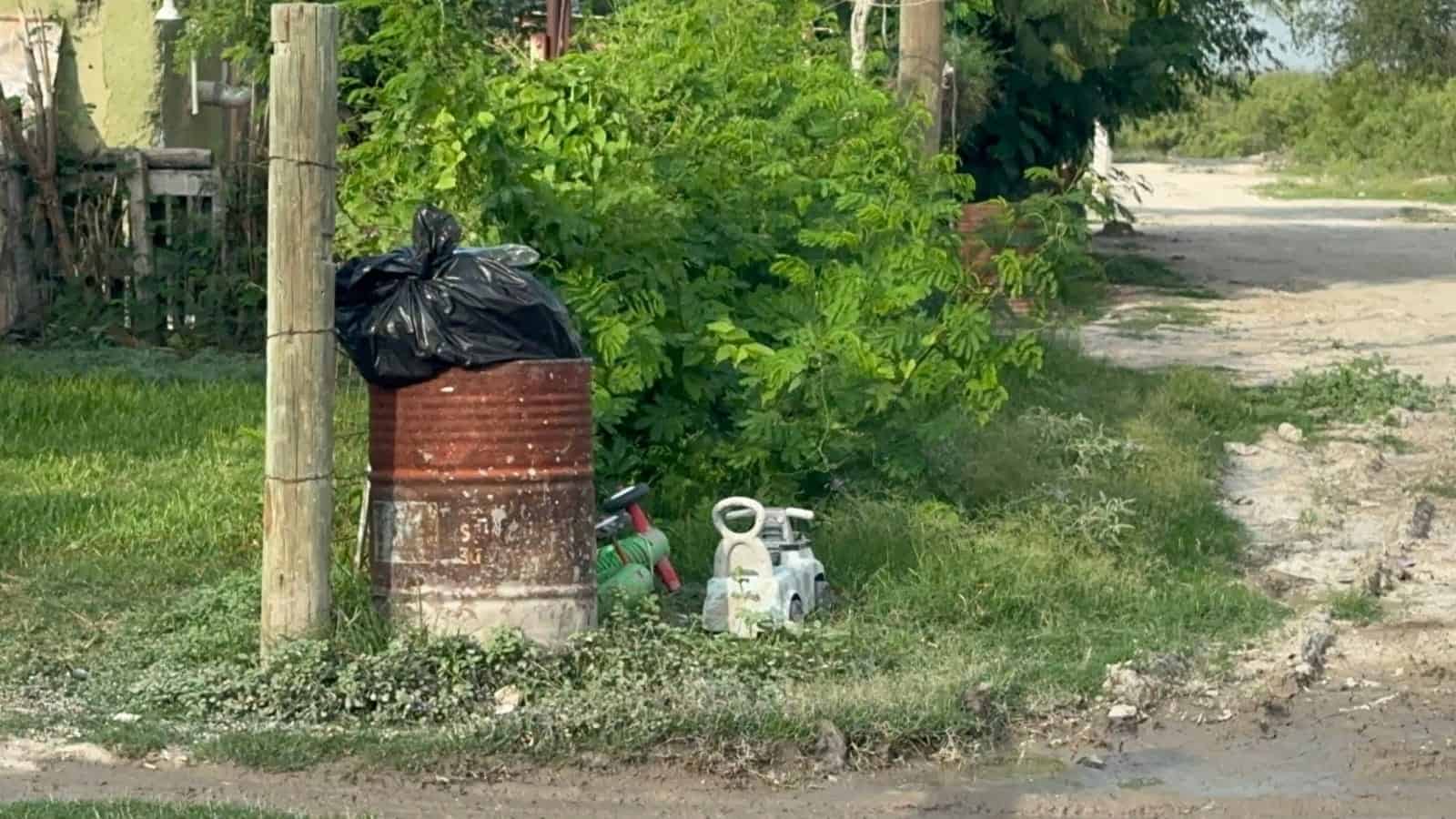 Vecinos de Allende exigen solución ante fallas en recolección de basura