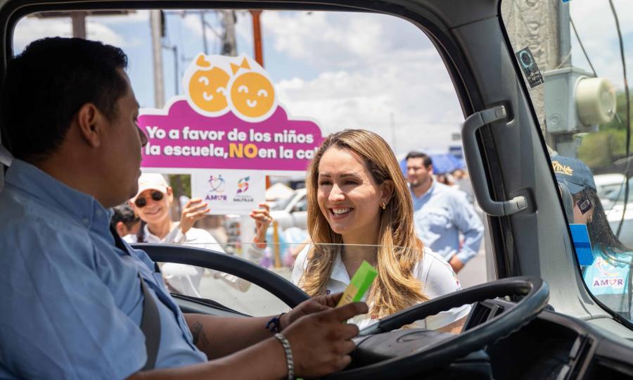 Impulsa DIF Saltillo campaña Niños en la escuela, no en la calle