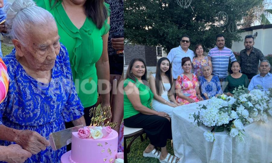 Doña Manuelita, llega a los 105 años de edad en Monclova