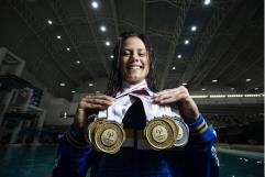 Miranda Grana, nadadora mexicana, brilla con récords y busca Los Ángeles 2028