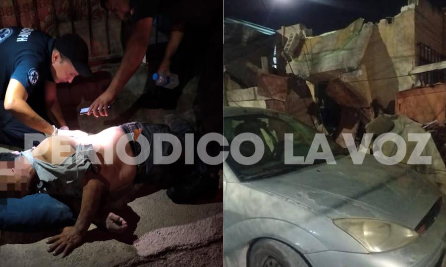 Termina sepultado bajo su propia barda