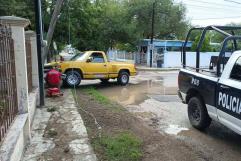 Choque en Allende deja a joven lesionada; conductor huyó de la escena