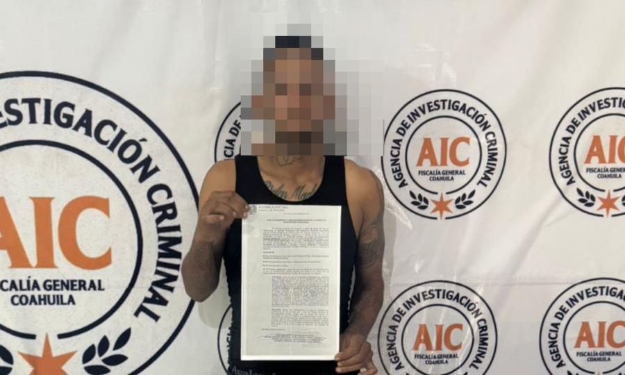 Capturan a sujeto por robo a vivienda en Sabinas; cumplimentan orden judicial