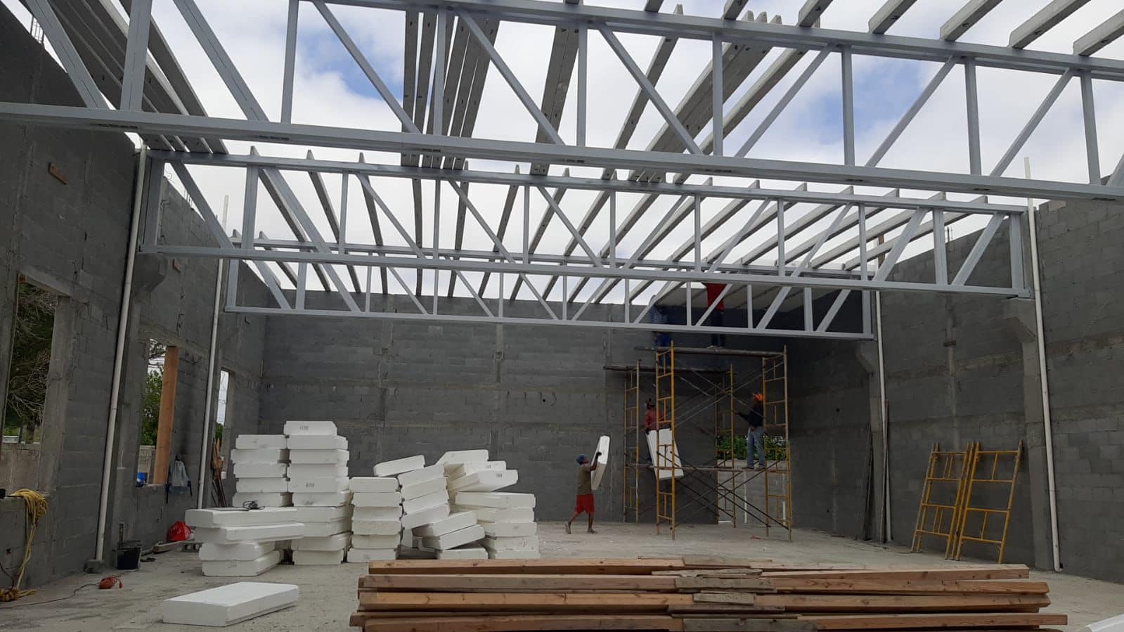 Avanza construcción de la Casa del Jubilado en Ciudad Acuña