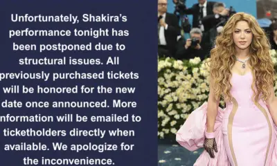 Shakira pospone concierto en San Antonio por fallas estructurales en el Alamodome