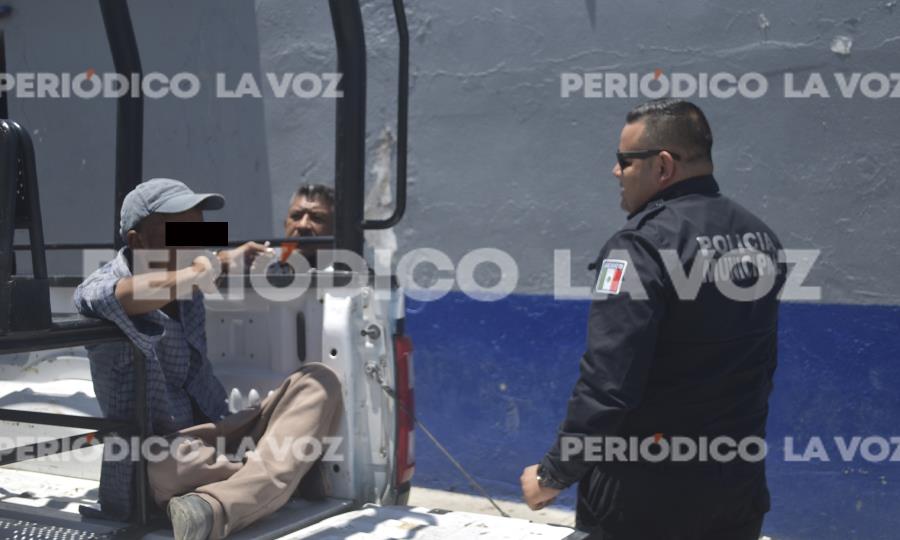 Lo sorprenden drogándose en casa en construcción de la colonia San José