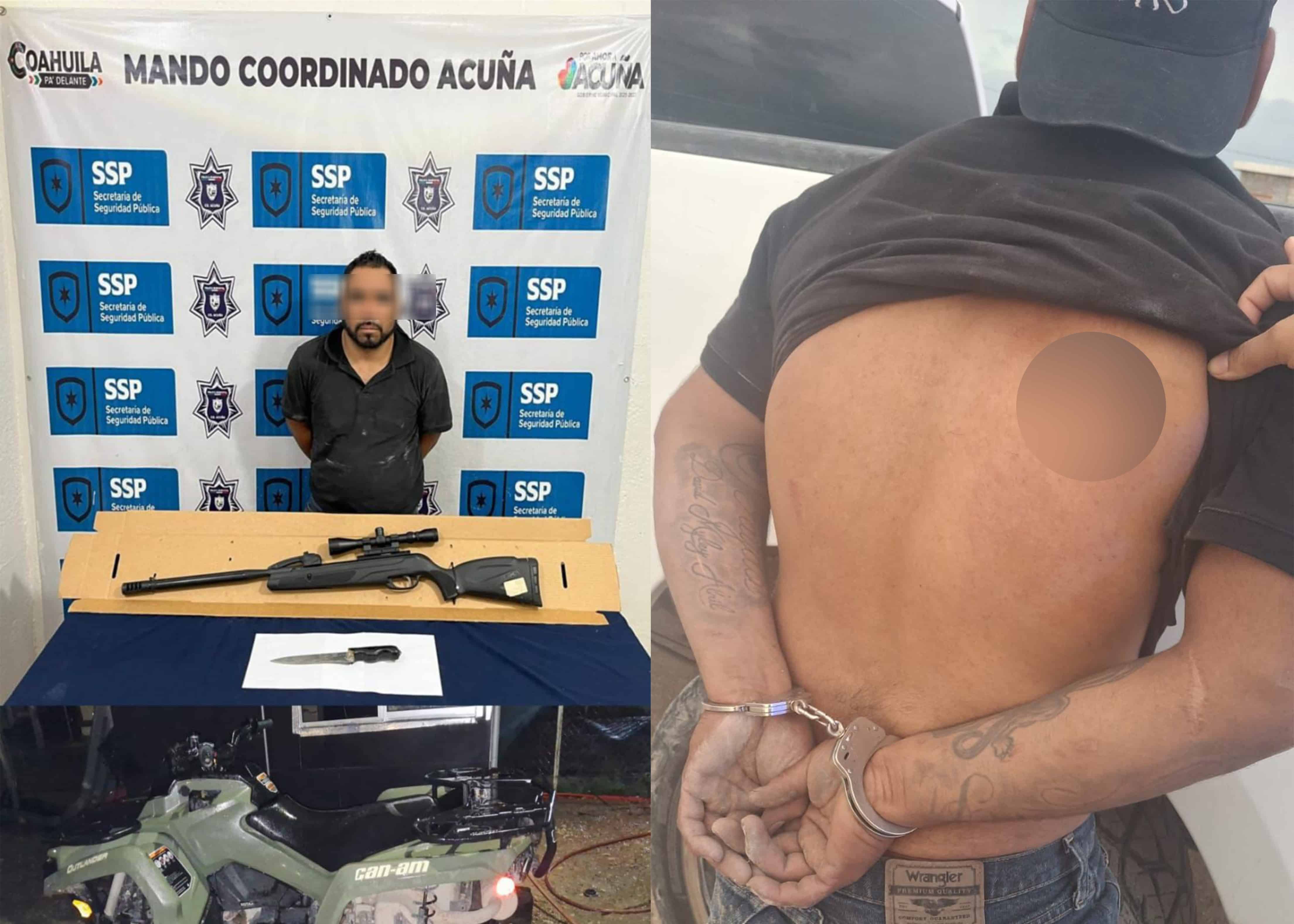 Intento de robo termina con un disparo en la espalda enAcuña