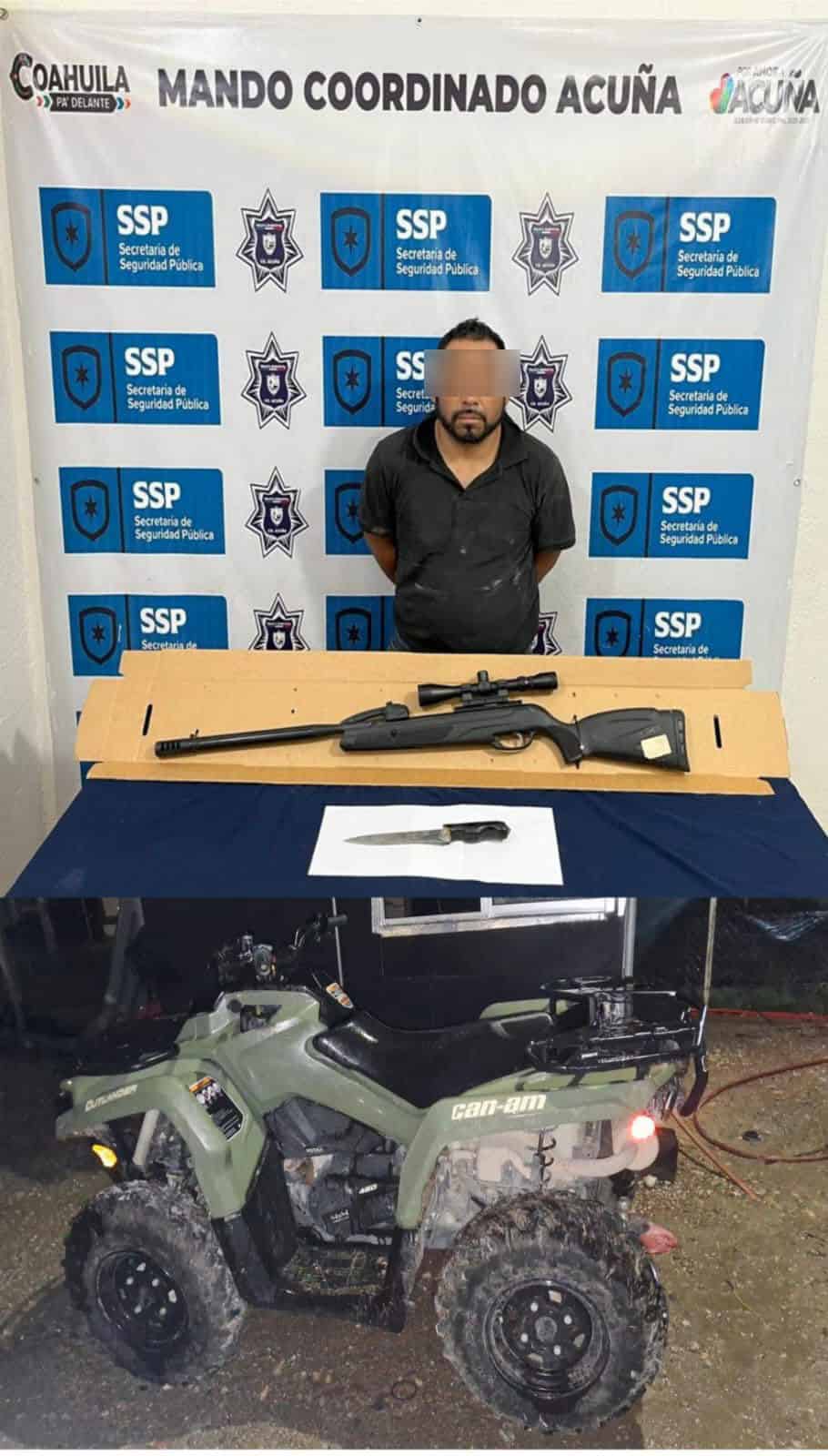 Intento de robo termina con un disparo en la espalda enAcuña
