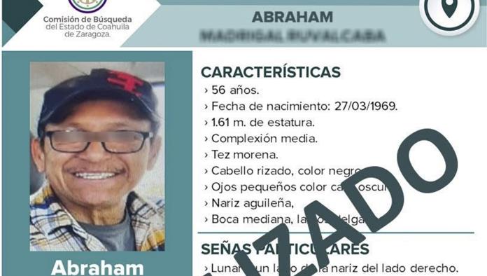 Hombre no estaba desaparecido, ABANDONÓ  a su esposa