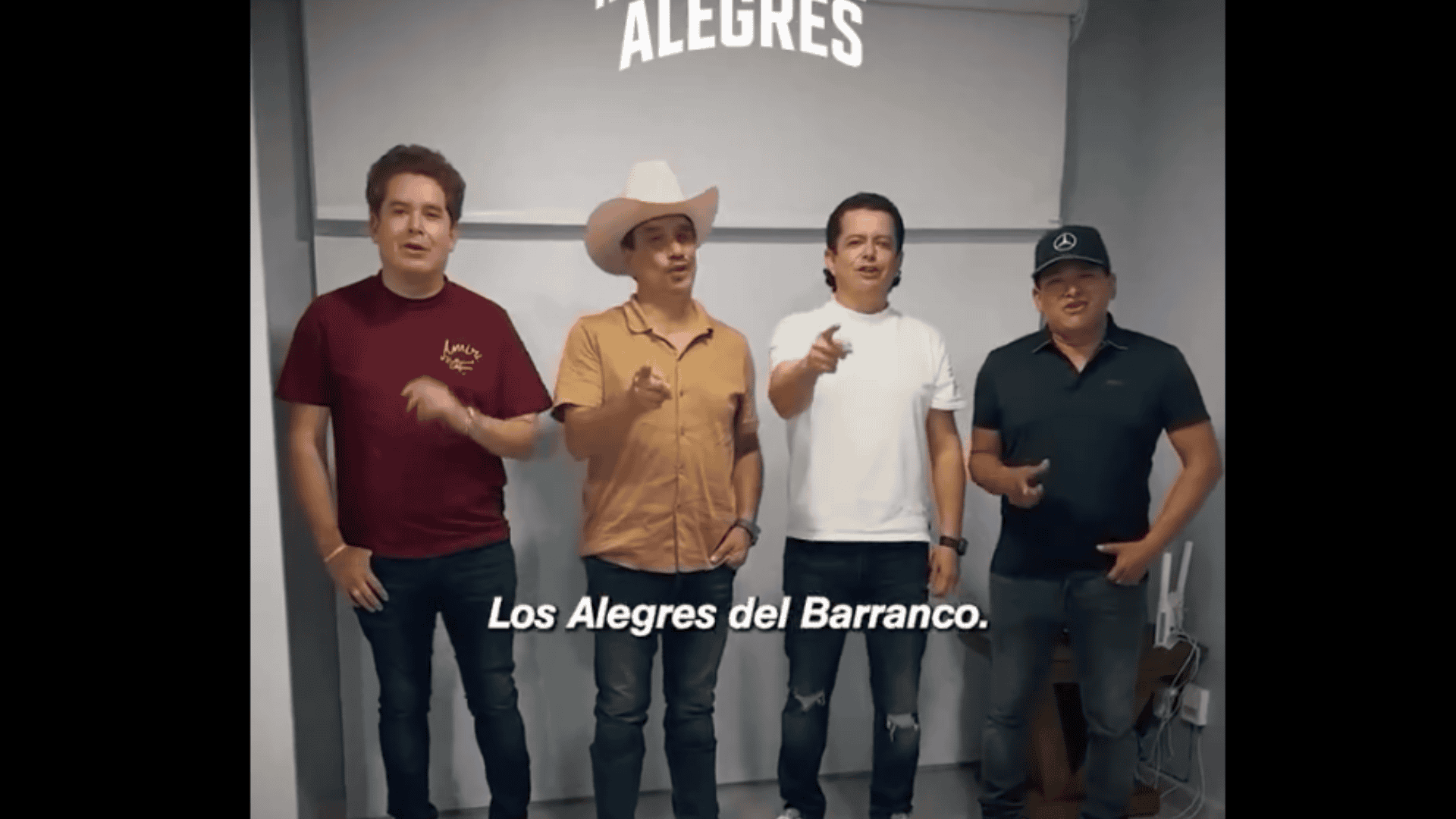 Los Alegres del Barranco presentan canción anti-crimen