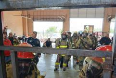 Bomberos de Ciudad Acuña comparten su experiencia en capacitación regional
