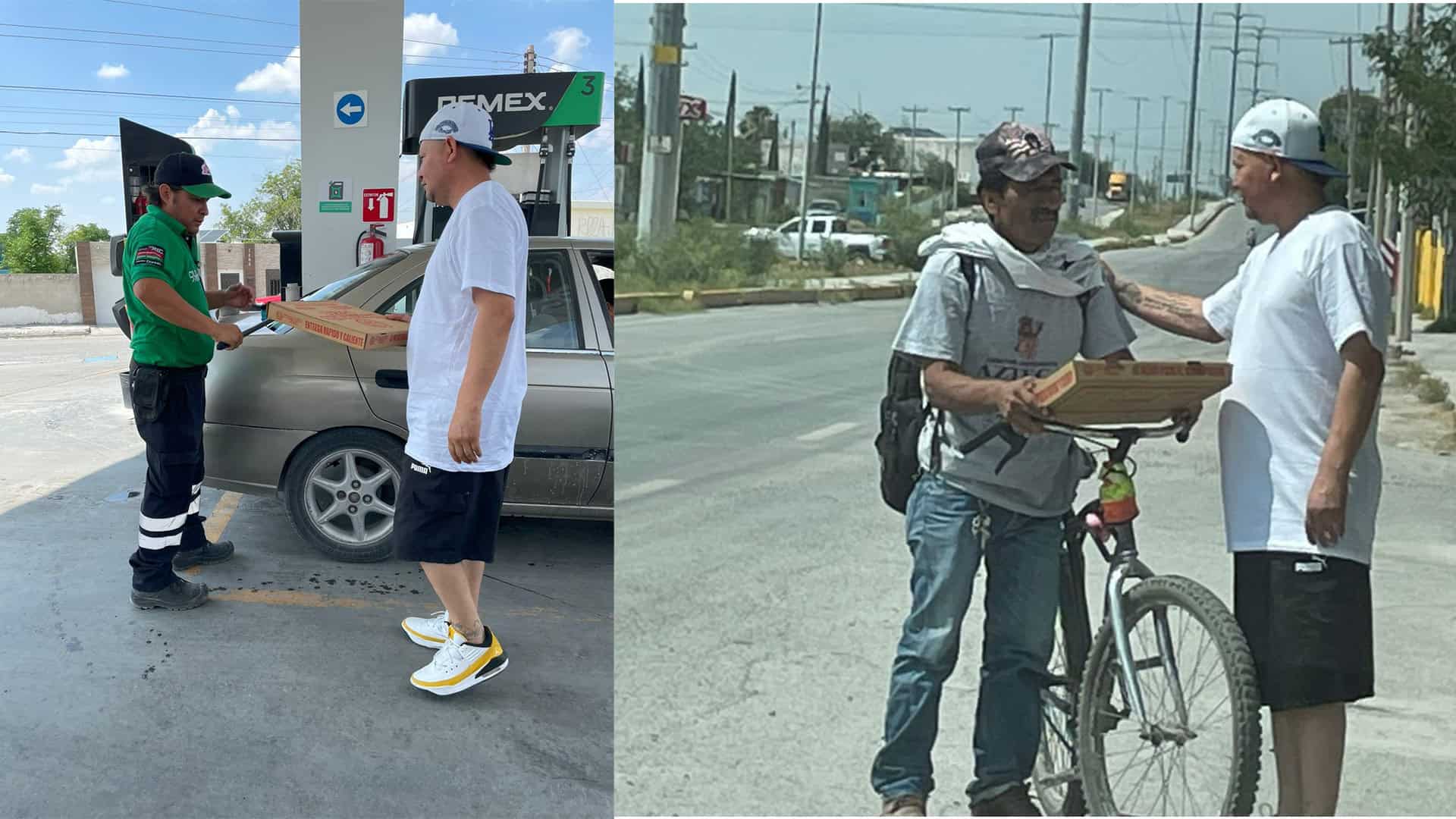 Iglesia del Pueblo entrega pizzas a papás trabajadores en Día del Padre