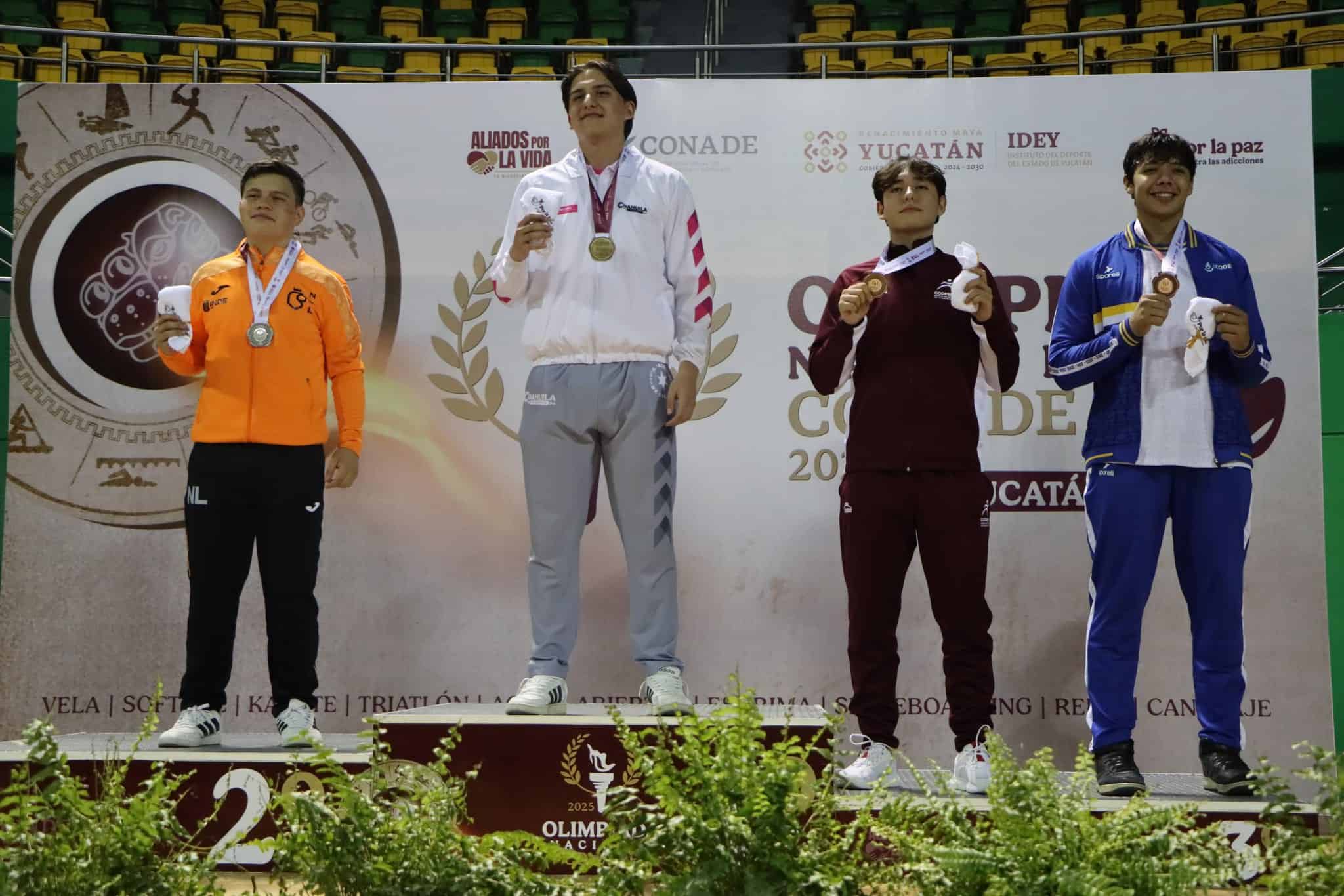 Isaac Muñoz gana oro en Olimpiada Nacional 2025 y cierra con broche de oro para Coahuila