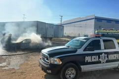 Termina camioneta calcinada