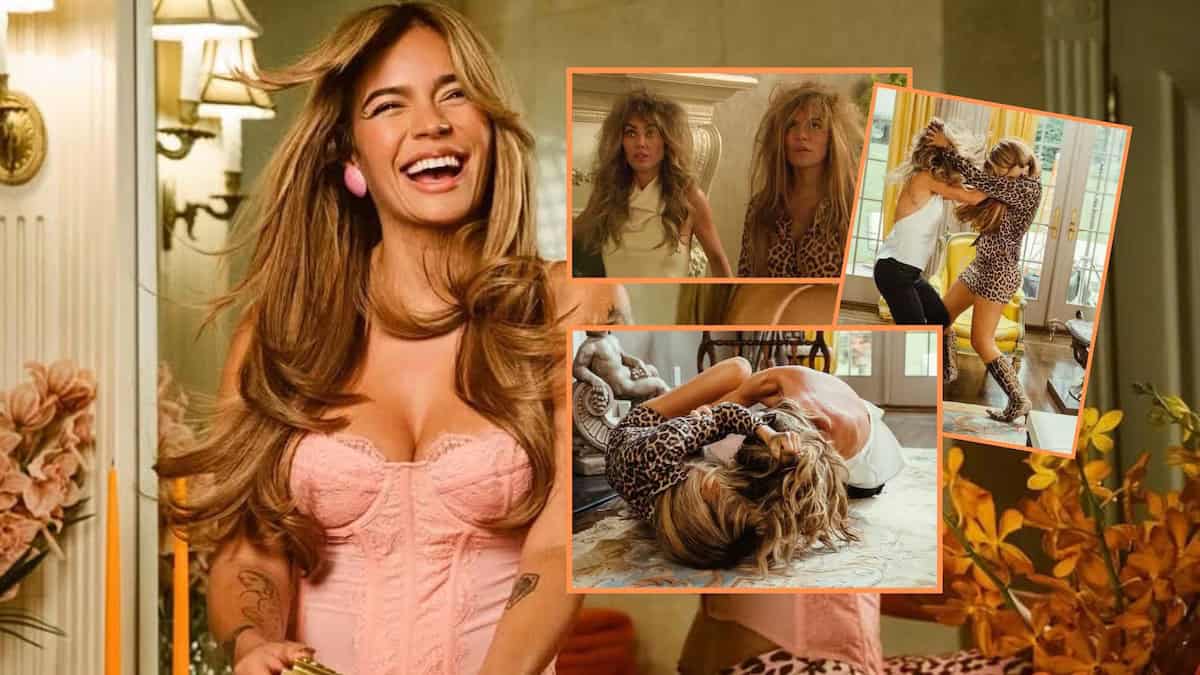 ¡Karol G monta club noventero! Reúne a reinas de telenovela para presentar "Tropicoqueta
