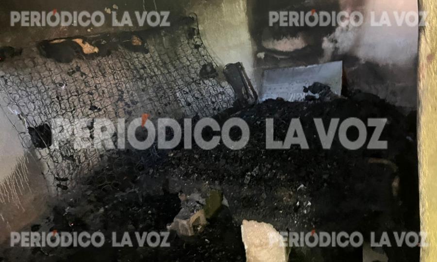 Incendio en casa abandonada alarma a vecinos en la Primero de Mayo de Monclova