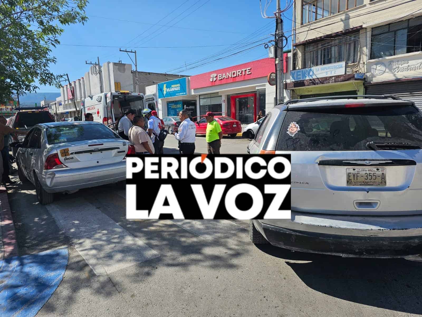 Atropella a mujer en pleno Centro