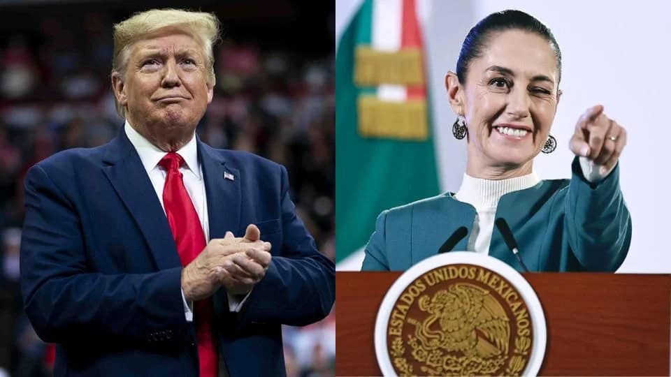 Trump confirma "muy buena" llamada con Sheinbaum