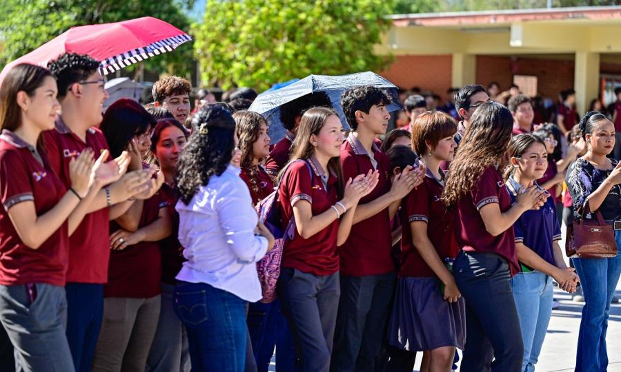 Alcalde anuncia techo estructural para CBTIS 36 en coordinación con Gobierno Estatal
