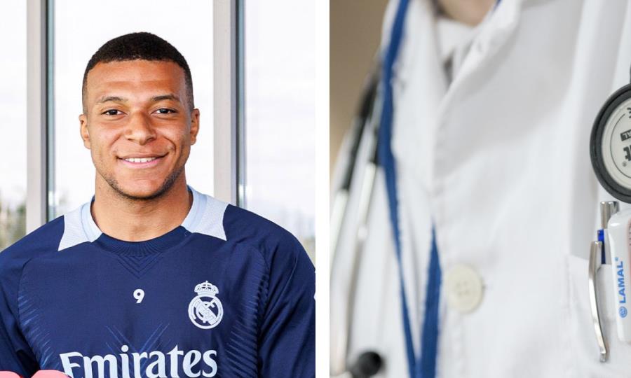 Kylian Mbappé hospitalizado en hospital de EE. UU.